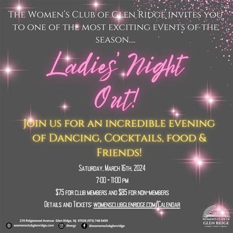 Mar 16 Ladies Night Out Montclair Nj Patch