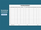 Inventory List Excel Template