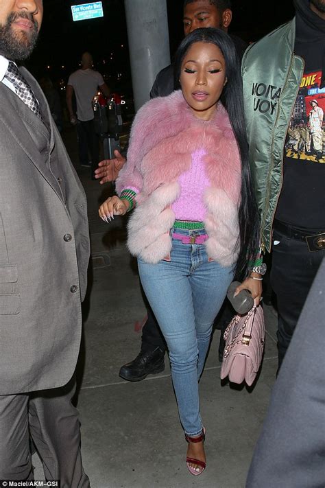 Nicki Minaj Showcases Her Famous Curves As She Enjoys Night Out In La