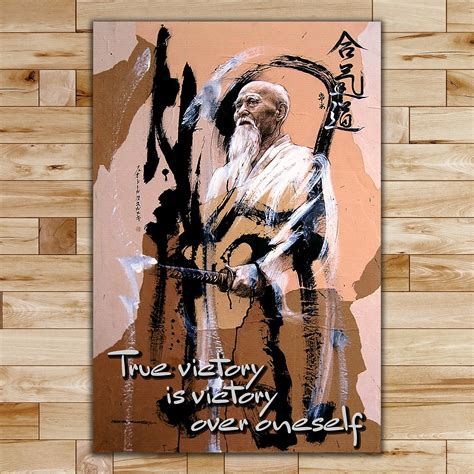 Ai033 True Victory Is Victory Over Oneself Morihei Ueshiba Aikido