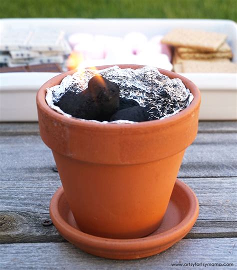 Maybe you would like to learn more about one of these? DIY Mini Fire Pit for S'mores | artsy-fartsy mama