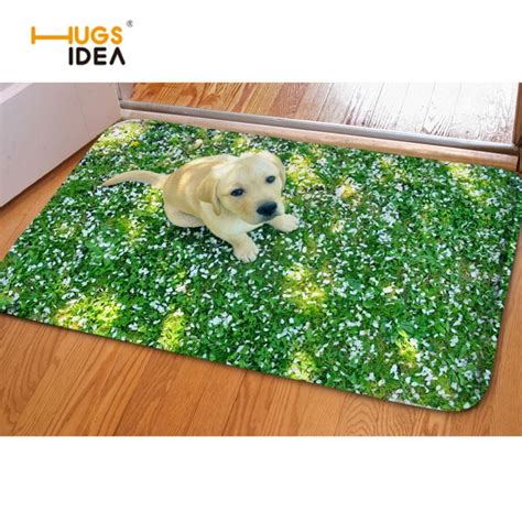 Hugsidea 3d Animal Pug Dog Modern Home Carpet Anti Slip Indoor Floor