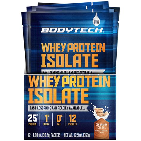 Whey Protein Isolate Cinnamon Cereal 12 Packets