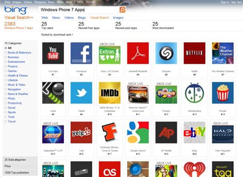 Works with all windows versions. Top iPhone and Windows Phone 7 Apps Now via Bing