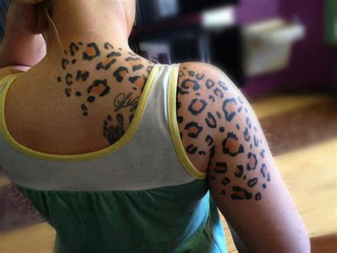 59 Leopard Wonderful Shoulder Tattoos Shoulder Tattoos