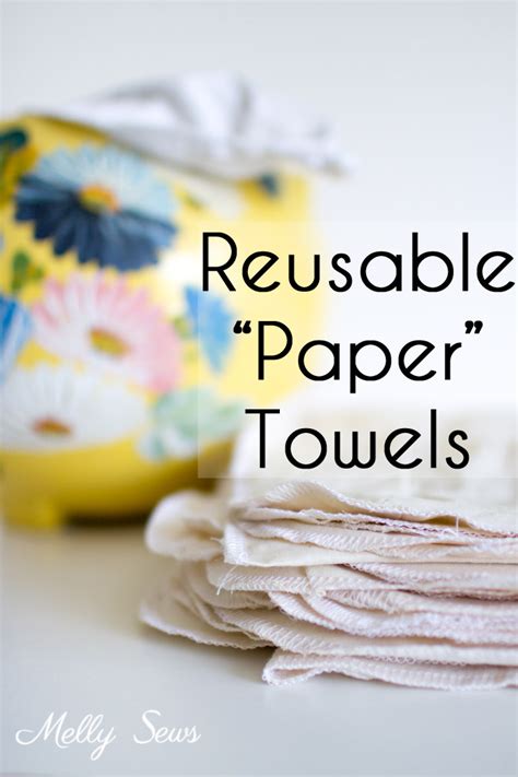 I stretch those towels thin. Make Reusable Paper Towels - Melly Sews