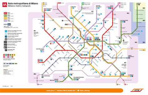 La Nuova Mappa Della Linea Metropolitana Di Milano