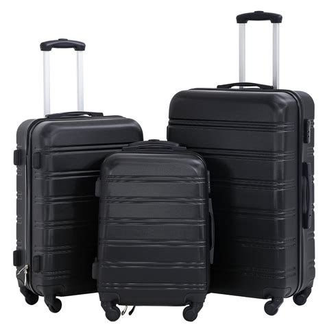 Hard Shell Luggage Sets With Spinner Wheels 3 Piece Suitcase Luggage