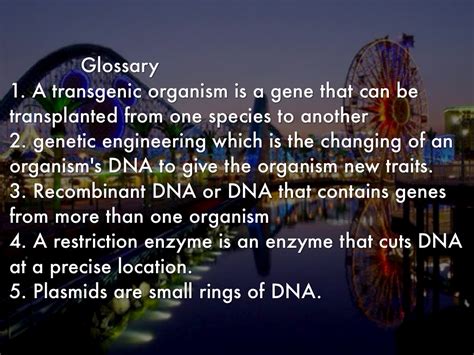 Transgenic animal a transgenic animal is one that carries a foreign gene that has been deliberately inserted into its genome. Benefits Of Transgenic Organisms by Manning Webb