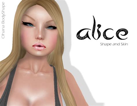 Second Life Marketplace Oh Alice2 Shape Skin Pink