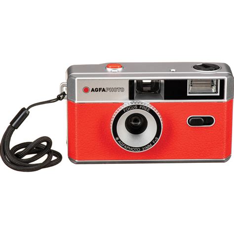Agfaphoto Analog 35mm Reusable Film Camera Red 603001 Bandh