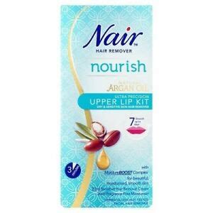 Smooth on a thick, even layer to cover hair. Nair Gentle & Effective Upper Lip Face Facial Hair Remover ...
