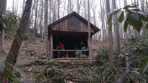 Mountaineer Shelter On The Appalachian Trail In Tennessee