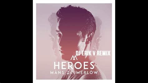 This was his performance at the 2015 eurovision in concert in amsterdam. Måns Zelmerlöw - Heroes (DJ Erik V Remix) (Radio Edit) - YouTube