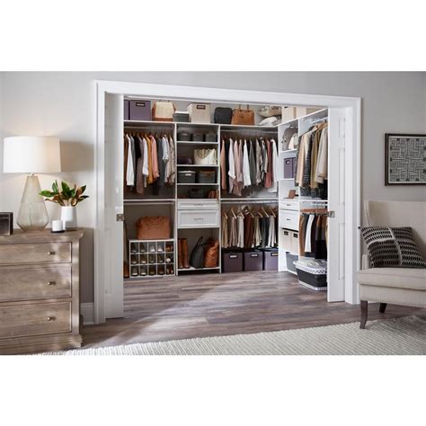 Closetmaid Selectives 60 In W 120 In W White Wood Closet System