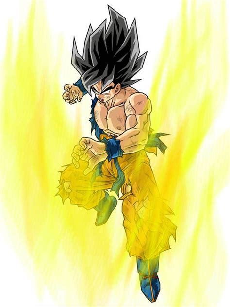 False Super Saiyan Goku By Brycemaster Goku Art Digital Artist Artist