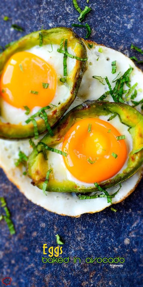 These recipes use lots of eggs so you can make sure your extra stock gets used well. Eggs Baked in Avocado - Give Recipe