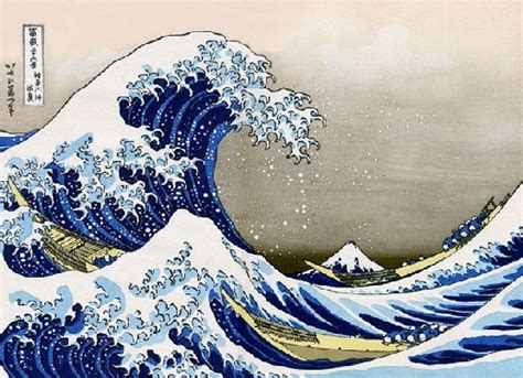 Famous The Great Wave Off Kanagawa Painting By Katsushika Hokusai
