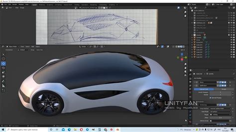 Concept Car Quick Modeling Vehicle 044 Part 01 4x Timelapse Youtube
