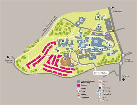 Penryn Campus Map Campuses And Visitors University Of Exeter