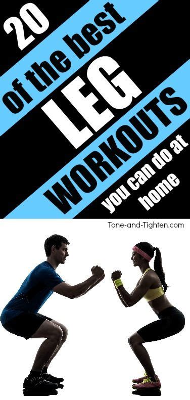 20 Of The Best Leg Workouts You Can Do At Home Get Lean Muscle And