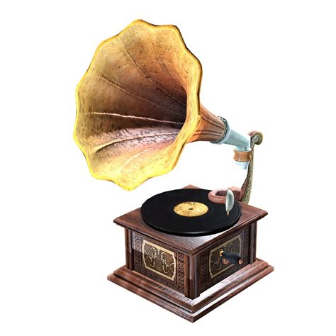 3D model game-ready Gramophone | CGTrader