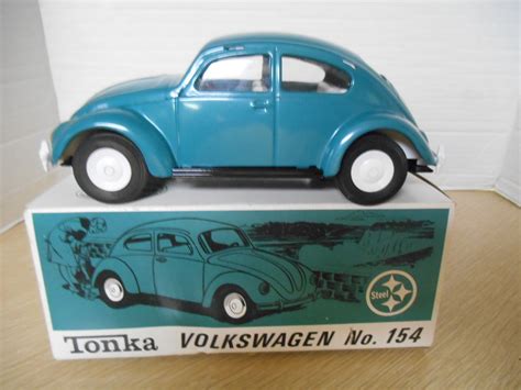 Vintage Vw Bug Toy Car Vintage Black Tonka Volkswagen Bug Die Cast Toy