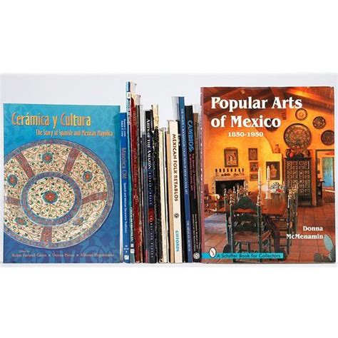 Twenty One Publications On Mexican Talavera Folk Crafts Colonial Art