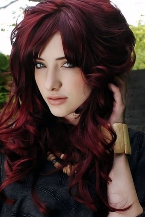 Burgundy Hair Color Ideas With Highlights 5 Deep Red Hair Hair Color