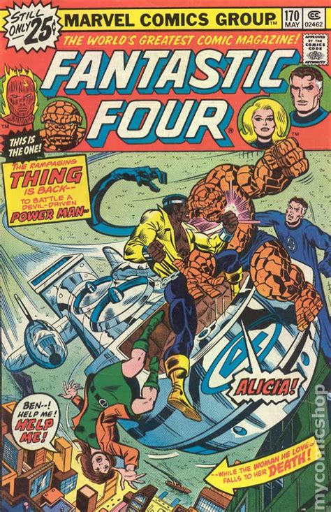 Cover pencils by jack kirby, inks by joe sinnott. Fantastic Four comic books issue 170 1976