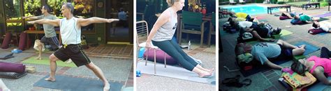 There is a small covered area where people keep their clothing and other belongings. Callikinetics | Yoga and strength building classes for adults