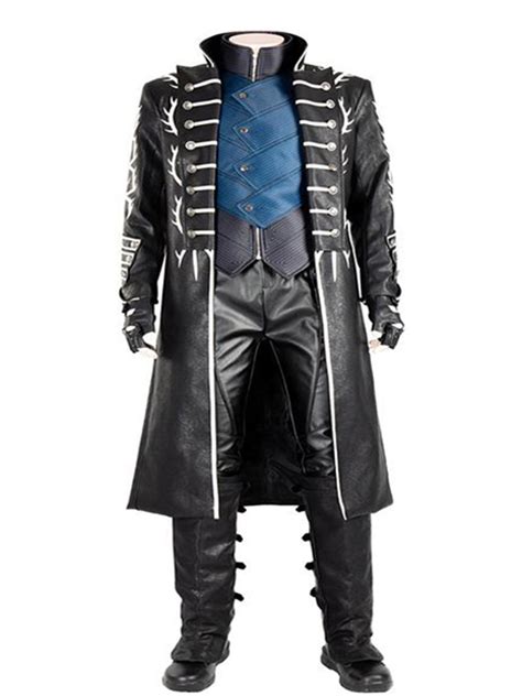 Vergil Devil May Cry 5 Leather Coat Bay Perfect