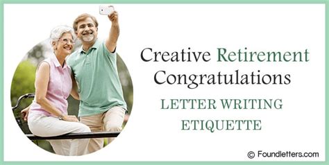 Creative Retirement Congratulations Letter Writing Etiquette