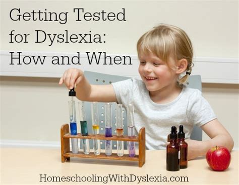This free dyslexia test discovers if you are dyslexic or not. How and When to Get Tested for Dyslexia | Homeschooling ...
