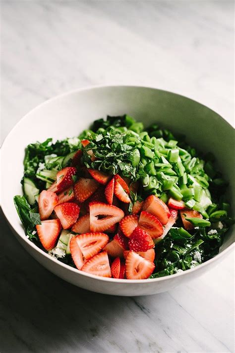 Best Salad Recipes Real Food Recipes Healthy Recipes Strawberry Kale