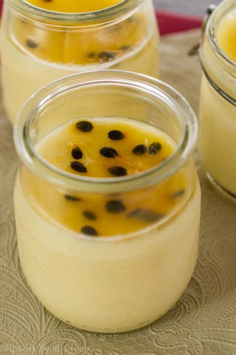 Make a batch on a free afternoon and pop them in the freezer so you'll always have a healthy dessert on hand when company calls. Granadilla Mousse | Recipe | Sweet recipes, Food, Desserts