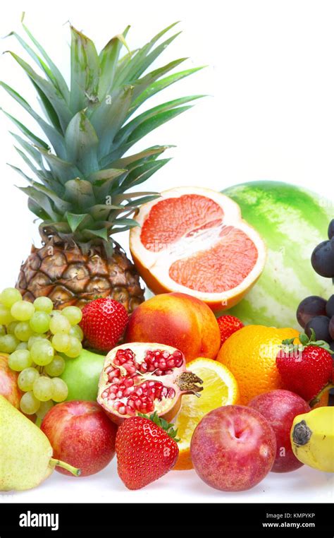 Ripe Fresh Fruit Wholesome Food Stock Photo Alamy
