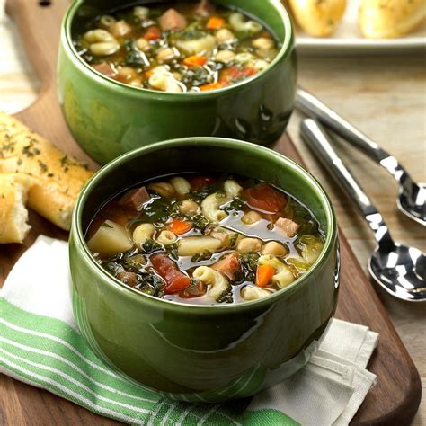 Slow Cooked Minestrone Soup Recipe Taste Of Home