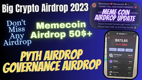 Pyth Airdrop 2000 Profit Pyth New Airdrop Memecoin Airdrop