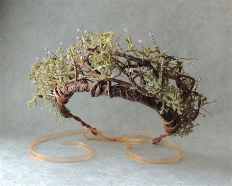 Woodland Hair Wreath Bohemian Tiara Vine Crown Rustic Bridal Crown