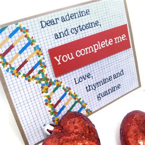 science valentines day card funny valentine dna biology geeky love valentines day card funny