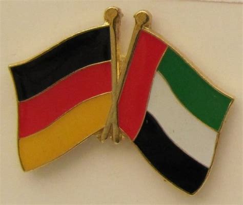 Buy United Arab Emirates UAE Germany Friendship Pin Badge National Double Pin Pin Badge Button