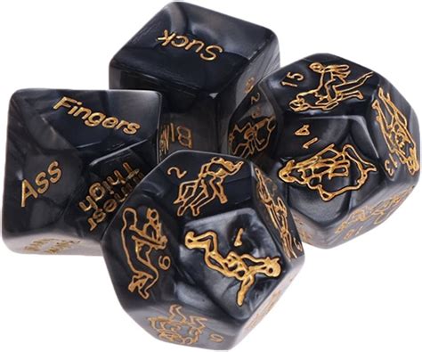 4 packs funny sex dice sex position game words set couples bedroom t dice set