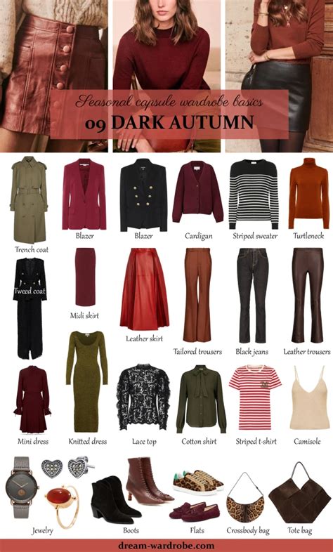 Dark Autumn Color Palette And Wardrobe Guide Dream Wardrobe Autumn