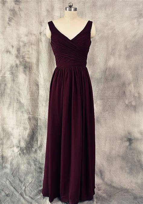 Maroon Bridesmaid Dresses 2018 Wedding Party Dresses Long Prom