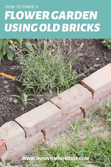 How To Make A Flower Bed With Bricks Hunny Im Home