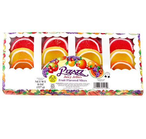 Pizazz Fancy Fruit Flavored Slices • Passover Chocolate T Boxes