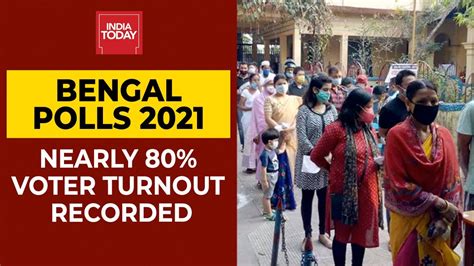 Bengal Polls 2021 Nearly 80 Voter Turnout Recorded As 1st Phase Ends