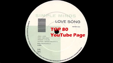 Simple Minds Love Song Extended Version Youtube