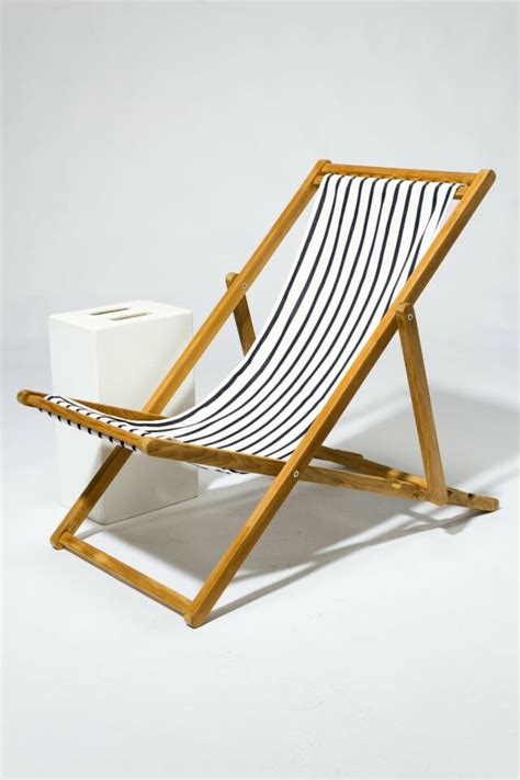 Add comfort and style to the drawing room or outdoor zone with the. CH576 Lagos Stripe Teak Sling Chair Prop Rental | ACME ...